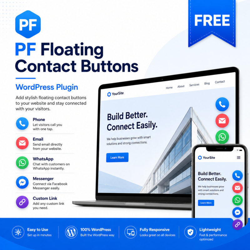 PF Floating Contact Buttons FREE